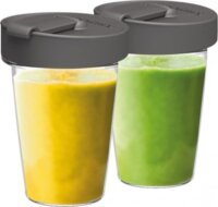 Magimix 17527 Műanyag Gyümölcsleves pohár Magimix Gyümölcsfacsaróhoz 400 ml ( 2 db)