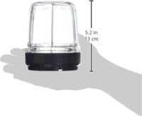 Magimix 17654 Turmixgép Üveg Aprító tartály Magimix Le turmixgéphez - Átlátszó / Fekete