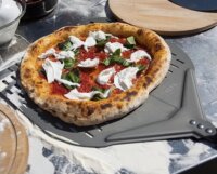 Alfa Forni Base 5 Pizze Moderno Gázos Kerti Pizzasütő - Fekete