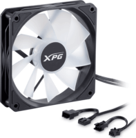 Adata XPG Vento 120 Reverse 120mm PWM RGB Rendszerhűtő ventilátor 3db - Fekete