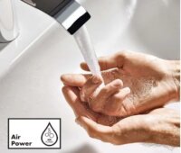 Hansgrohe Focus Egykaros mosdócsaptelep 100 automata lefolyógarnitúrával