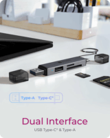 ICY BOX IB-CR203-CU3 3in1 USB-A/C 3.2 Külső Kártyaolvasó