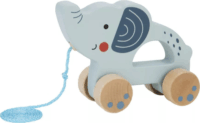 Tooky Toy TJ007A Húzható fa elefánt bébijáték