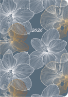 Kalendart Joy B6 2026 Heti beosztású határidőnapló - Virág mintás