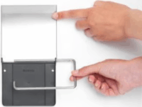 Brabantia Falra Szerelhető Ragyogó Acél WC-papír tartó