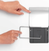 Brabantia Falra Szerelhető Ragyogó Acél WC-papír tartó