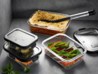 Gefu 12799 Milo Üveg ételtároló készlet (3 db)