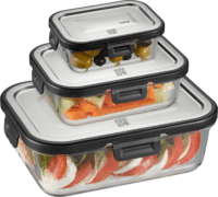 Gefu 12799 Milo Üveg ételtároló készlet (3 db)