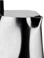 Alessi MT18/6 Ossidiana 6 személyes Kotyogós kávéfőző - Ezüst / Fekete