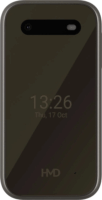 HMD 2660 Flip 4G 64/128MB 4G Dual SIM Kihajtható Mobiltelefon + Domino SIM Kártya - Fekete