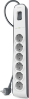 Belkin Surge 250V Túlfeszültségvédő Hálózati elosztó 6 aljzatos 2m - Fehér