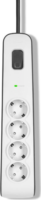 Belkin Surge 250V Túlfeszültségvédő Hálózati elosztó 4 aljzatos 2m - Fehér