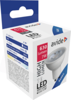 Avide LED Spot izzó 7W 630lm 6400K GU10 - Hideg fehér