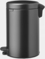 Brabantia Newicon 12L pedálos fém szemetes - Grafit Szürke