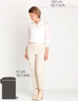 Brabantia Newicon 12L pedálos fém szemetes - Grafit Szürke