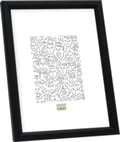 Deknudt S236K2 15 x 20cm Fa képkeret - Fekete