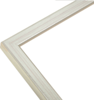 Deknudt S41JD1 30 x 30cm Fa képkeret - Ezüst