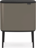 Brabantia Nyomófedeles lábakon álló szemetes 3x11L - Platina