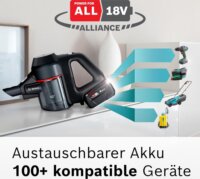 Bosch BSS 715 FRSH Unlimited 7 Vezeték nélküli Akkus álló / kézi Porszívó - Fekete