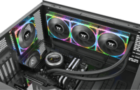 Thermaltake TOUGHFAN EX 140 140mm PWM ARGB Rendszerhűtő ventilátor 3db - Fekete