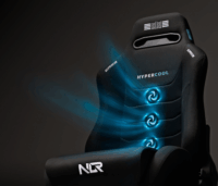 Next Level Racing Elite ES3 HYPERCOOL Szellőztetett Szimulátor ülés - Fekete