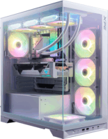 Adata XPG Invader X Midi Torony Számítógépház + 5db 120mm ARGB ventilátor - Fehér