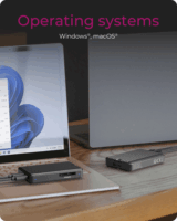 ICY BOX IB-CR601M-C31 USB-C 3.2 Külső M.2 SSD Ház Kártyaolvasóval - Fekete