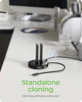 ICY BOX IB-1612MCL-C31 2x M.2 SSD Dokkoló állomás (USB-C 3.2 - NVMe/SATA)