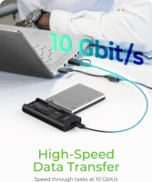 ICY BOX IB-180MS-C31 M.2 SSD Dokkoló állomás (USB-C 3.2 - NVMe/SATA)