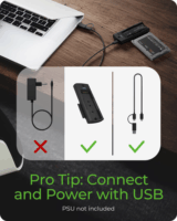 ICY BOX IB-180MS-C31 M.2 SSD Dokkoló állomás (USB-C 3.2 - NVMe/SATA)