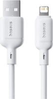 Baseus Silky Series USB-A apa - lightning apa Adat és töltő kábel 1m - Fehér