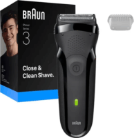 Braun Series 3 300 Vezeték nélküli Akkus Nedves-Száraz Borotva - Fekete