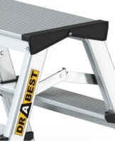 Drabest Home 2 otthoni 2 lépcsőfokos alumínium állólétra