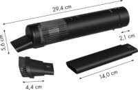 Zwilling 1030462 XTEND Vezeték nélküli Akkus kézi Porszívó - Fekete