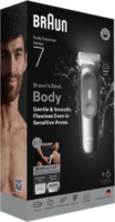 Braun BG 7550 Vezeték nélküli Akkus Nedves-Száraz Testszőrnyíró - Szürke