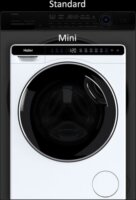 Haier HW50-BP12307-S Elöltöltős Mosógép - Fehér