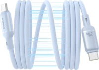 Baseus PicoGo USB-C apa - USB-C apa mágneses töltő kábel 1m - Kék