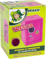 Jolly Kulcsos pénzgyűjtő perselyszéf - Rózsaszín