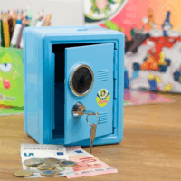 Jolly Kulcsos pénzgyűjtő perselyszéf - Kék