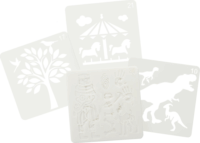 Jolly Airbrush Fun 30 darabos rajzoló sablon készlet