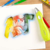 Jolly Airbrush Fun 12 patronos airbrush készlet - Vegyes színek