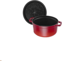 Staub La Cocotte Öntöttvas kerek Főzőedény Ø 28cm 6,7L - Cseresznyepiros