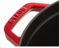 Staub La Cocotte Öntöttvas kerek Főzőedény Ø 28cm 6,7L - Cseresznyepiros