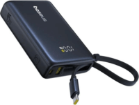 Baseus P10076803123-00 PicoGo Powerbank 10000mAh 45W + USB-C kábel - Fekete