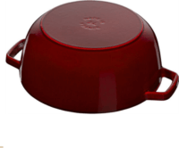 Staub La Marmite Öntöttvas kerek Főzőedény Ø24cm 3,6L - Bordó