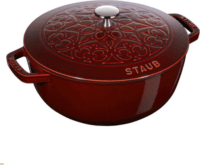 Staub La Marmite Öntöttvas kerek Főzőedény Ø24cm 3,6L - Bordó