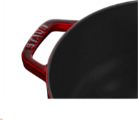 Staub La Marmite Öntöttvas kerek Főzőedény Ø24cm 3,6L - Bordó