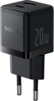Baseus P10111608113-00 Palm USB-A / USB-C Hálózati töltő 20W - Fekete