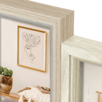 ZEP Zara VZ882 8db 10x15cm Kollázs Fa képkeret - Szürke