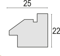 ZEP Bologna BG657C 13x18 cm Fa képkeret - Natúr